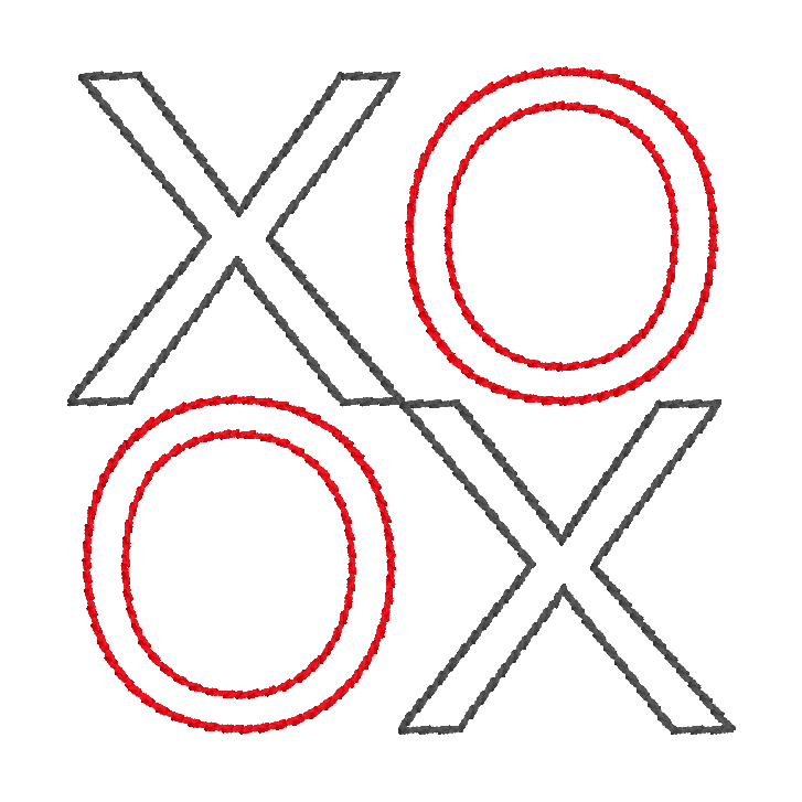 XOXO 3 inch Bean Stitch - Embroidery File – Chalking Silhouettes, LLC