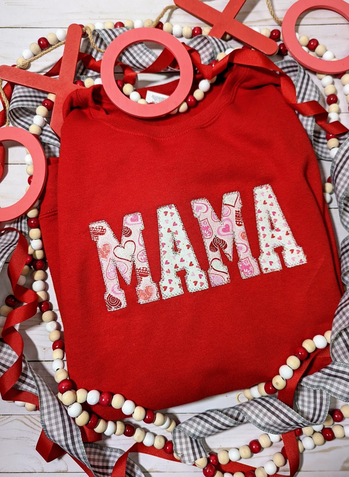 Mama Applique Sweatshirt - Adult