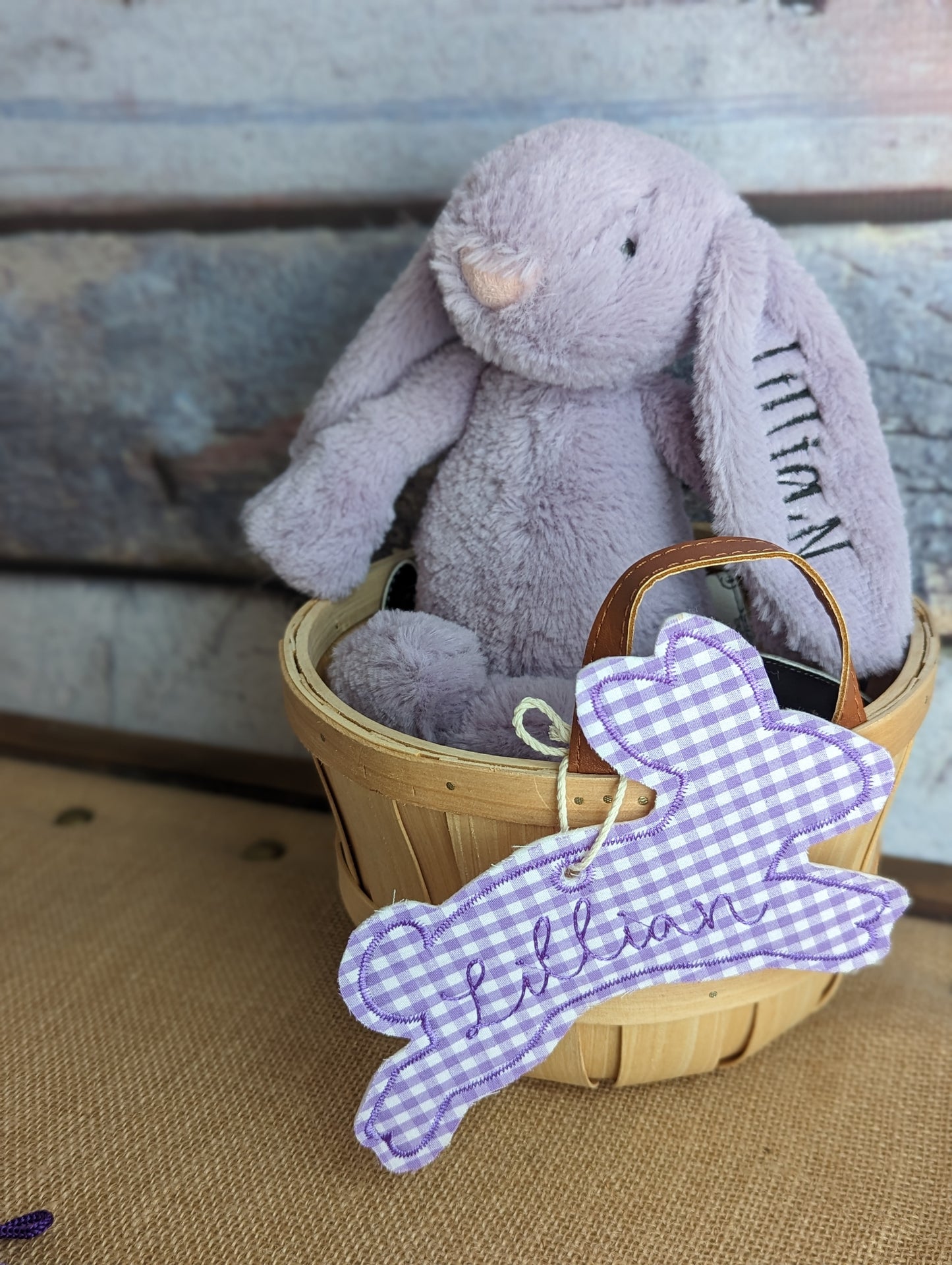 Bunny Tag - Embroidery File