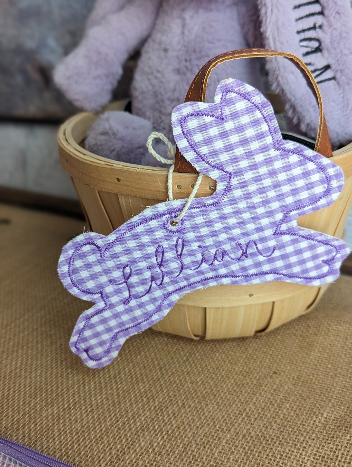 Bunny Tag - Embroidery File