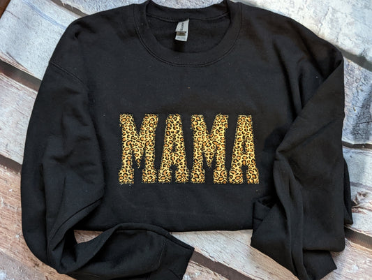 Mama Applique Sweatshirt - Adult